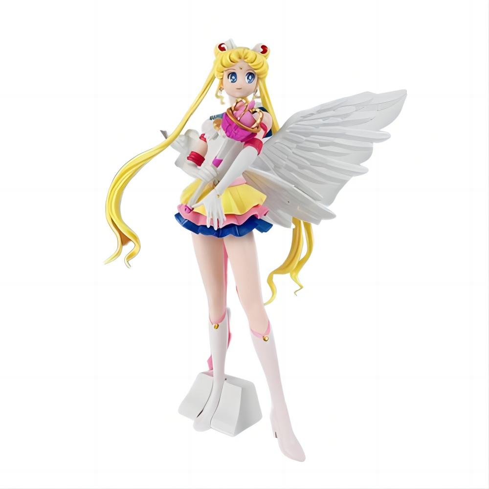 23Cm Sailor Moon Anime Figure Model Sailor Mars Mercury Jupiter Venus Saturn Action Figurine Pvc Statue Doll Collectible Toys