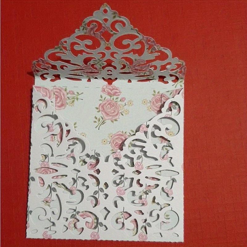1 шт конверт кружево металлический трафарет для резки трафареты для DIY скрапбукинг / фотоальбом декоративное тиснение DIY бумажная карточка