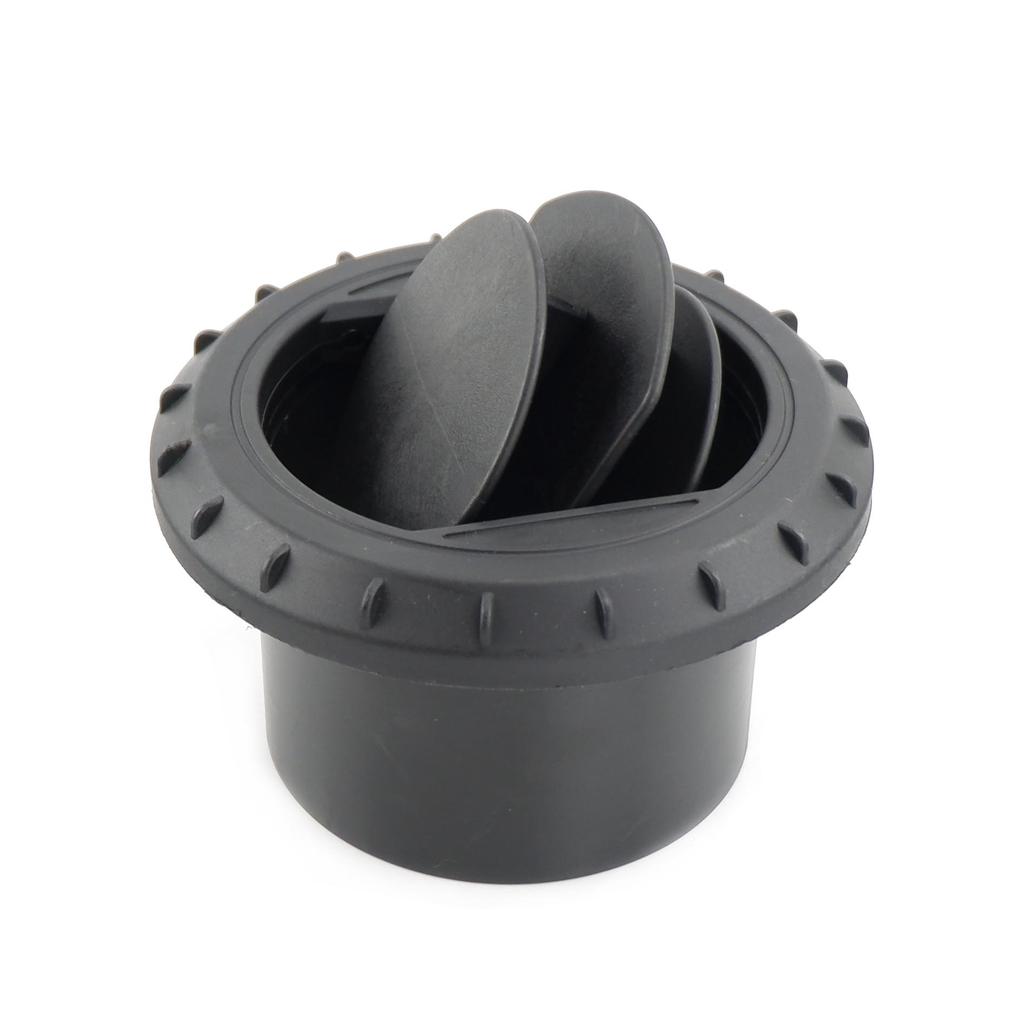 75 мм Выход воздуховода Черный Закрываемый Воздушный Дизельный Отопитель Кондиционер Для Автомобиля Грузовика Фургона Автодома Каравана