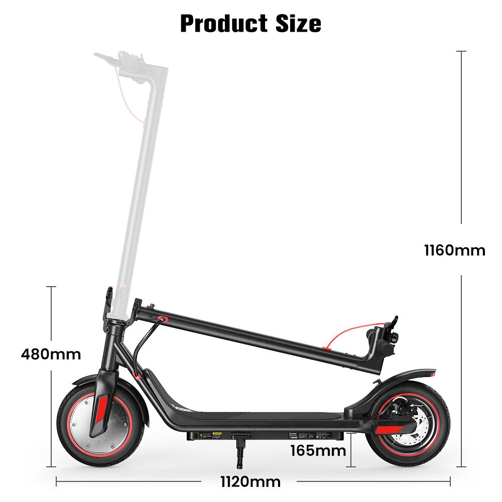 iScooter I9M 10 Inch Electric Scooter 7.5Ah 500W Motor 35km/h 30KM Range Disc Brake Foldable With App
