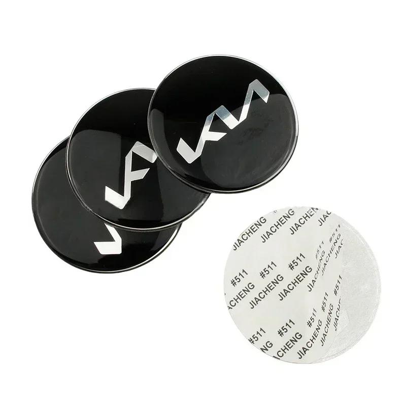 AANO1 Car Front Hood Emblem Rear Trunk Badge Steering Wheel Center Sticker Hub Center Sticker for KIA K3 K5 Sportage R Sorento Carens