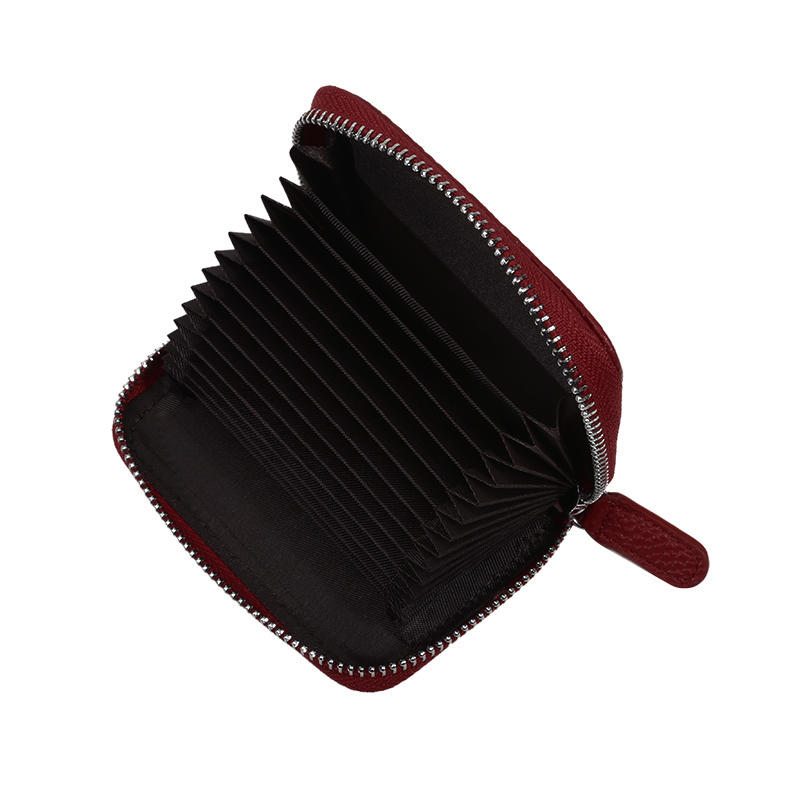 Сумка для карт из искусственной кожи, портативный кошелек для монет, однотонный чехол для визиток, держатели для кредитных карт с защитой от кражи