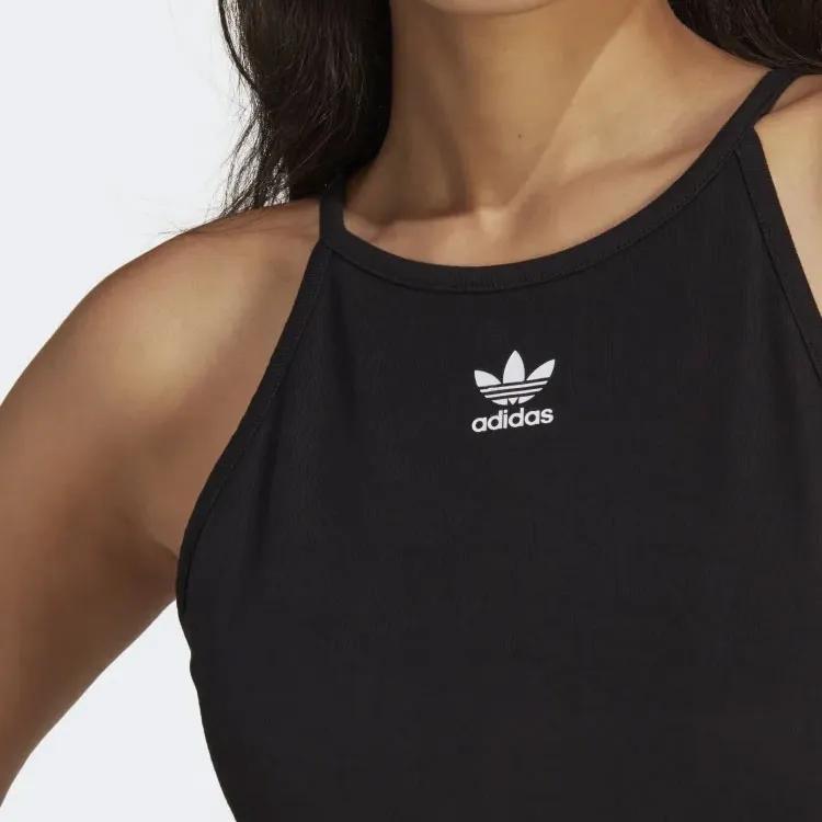 Adidas Originals logo-embroidered sleeveless dress (Unisex) Slip Dresses IB7401