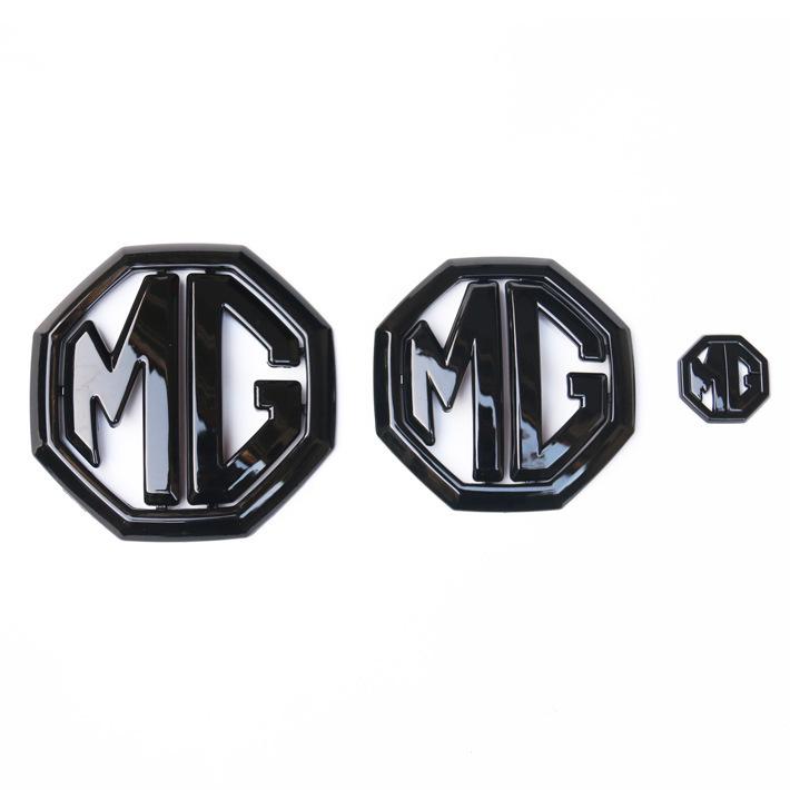 New MG5 MG6 ZS Scorpio Third Gen Front and Rear Black Car Emblems