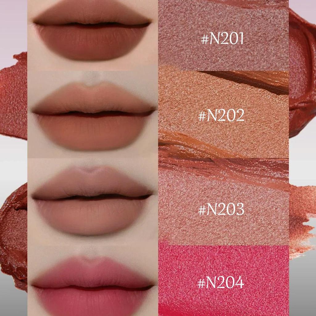 UHUE Матовый Глянц для Губ - 100% K-Beauty, Стойкое Матовое Покрытие, 3 мл