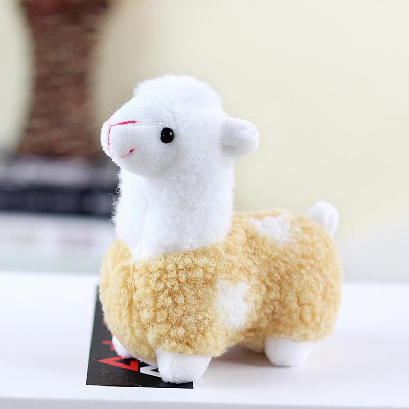 Adorable Plush Alpaca Keychain Charming Small Stuffed Toy For Bags And Gifts