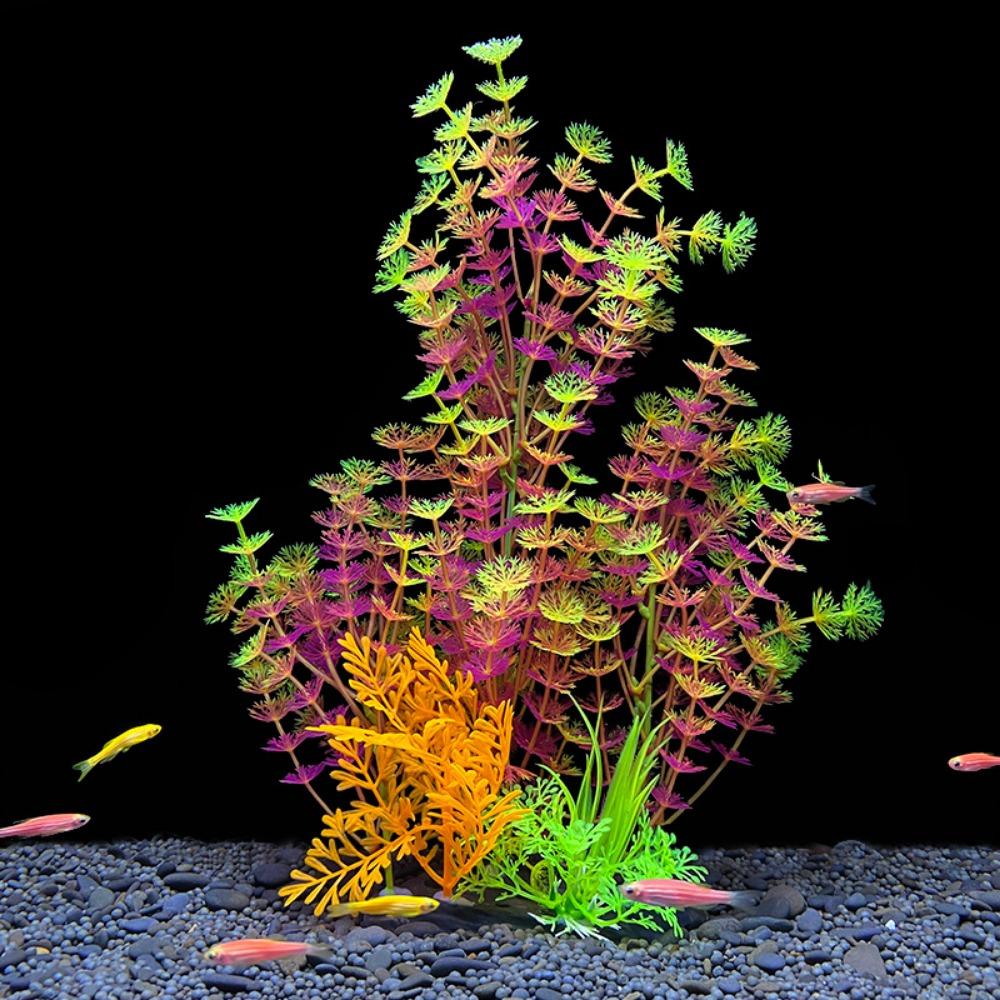 Plastic Aquatic Plants Lifelike Artificial Water Grass Underwater Plants Home Decorations