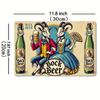 Винтажный знак-вывеска из металла и железа с изображением козла для пива Bock, баварский дизайн, декор для помещений и улицы
