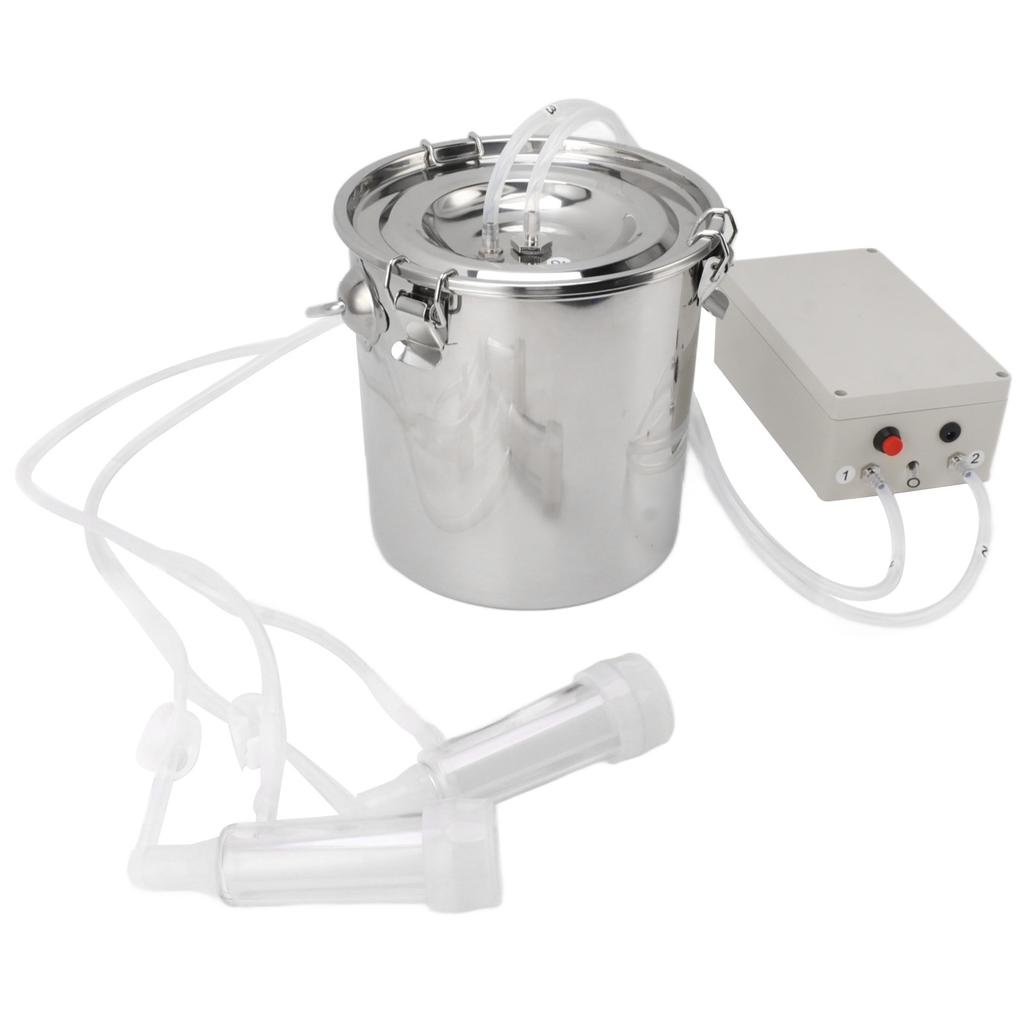 Goat Milking Machine Suction Pulsation Vacuum Electric Milker Portable Automatic Milking Pump for Goats