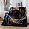 Universe Space Stars Black Hole Galaxy Earth Milky Way Soft Blanket,Soft Throw Blanket for Home Bedroom Bed Sofa Cover kid Gift