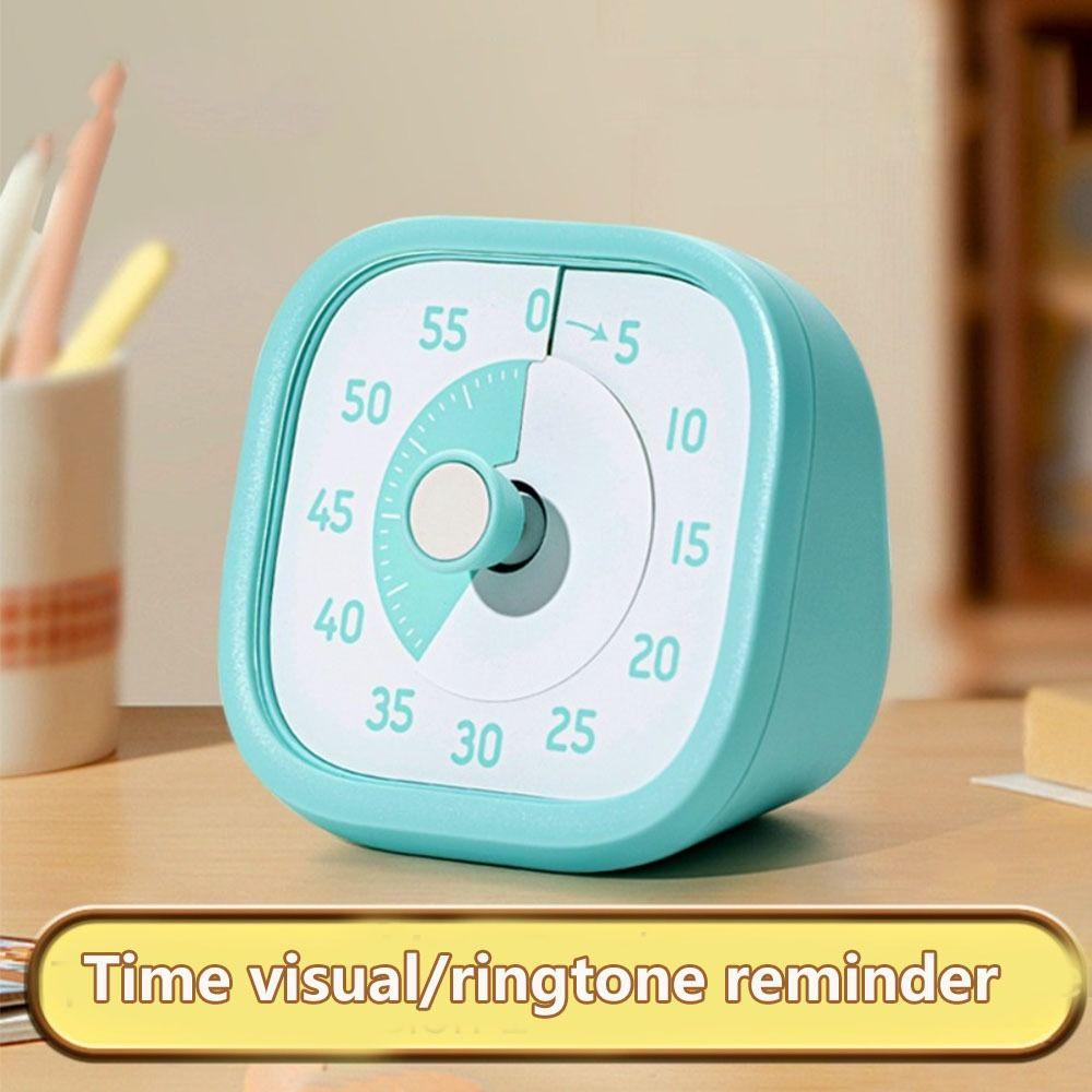 Ultra Silent Countdown Timer Square Kitchen Timer 60 Minutes Visual Timer  Reading Room