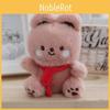 Fluffy Stuffed Teddy Bear Keychain Adorable Plush Toy For Weddings And Celebrations