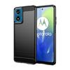 Ударопрочный Мягкий Чехол из Углеродного Волокна для Motorola Moto G84 G64 G54 G34 G24 G04 G04s Чехол Резиновый Силиконовый Бампер Защита Задней Крышки