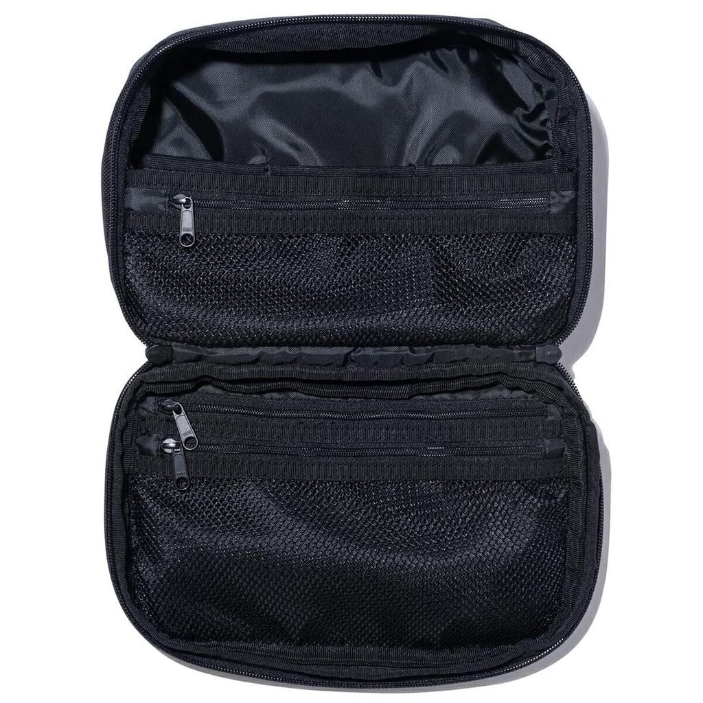New Era Travel Series Cosmetic Pouch Black 2, Black, 23J, Men's,