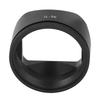 Aluminum Alloy Square Lens Hood Camera Lens Shade for X100VI X100V Camera External Filter Compatibility Black
