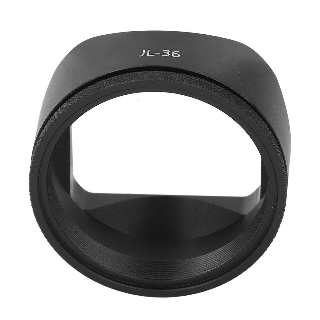 Aluminum Alloy Square Lens Hood Camera Lens Shade for X100VI X100V Camera External Filter Compatibility Black
