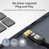 Двунаправленный кабель-адаптер Mini DP 2.1, совместимый с Thunderbolt, для игрового ноутбука, проектора, дисплея