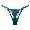Mature Style Women's Breathable Mesh Low-Rise Adjustable Thong