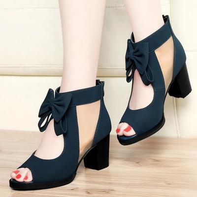 Модная Легкая Весенне-Летняя Дышащая Обувь на Каблуке Высокого Качества Туфли-Лодочки Женские Zapatos De Mujer A1405