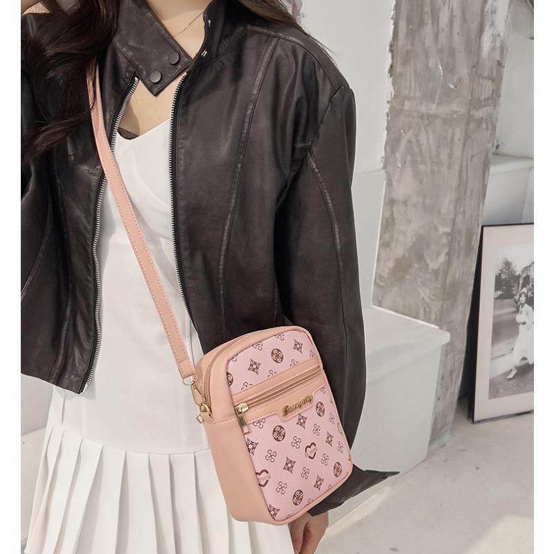 Printed Mobile Phone Bag Small Square Bag Deluxe Women's Shoulder Bag