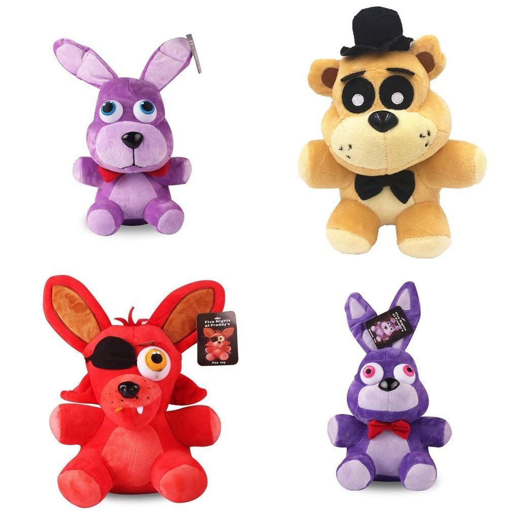 Fnaf Пять Ночей у Фредди Друзья Плюшевая Игрушка Мягкий Подарок 18/25см Желтый Коричневый Фиолетовый Синий Красный Белый