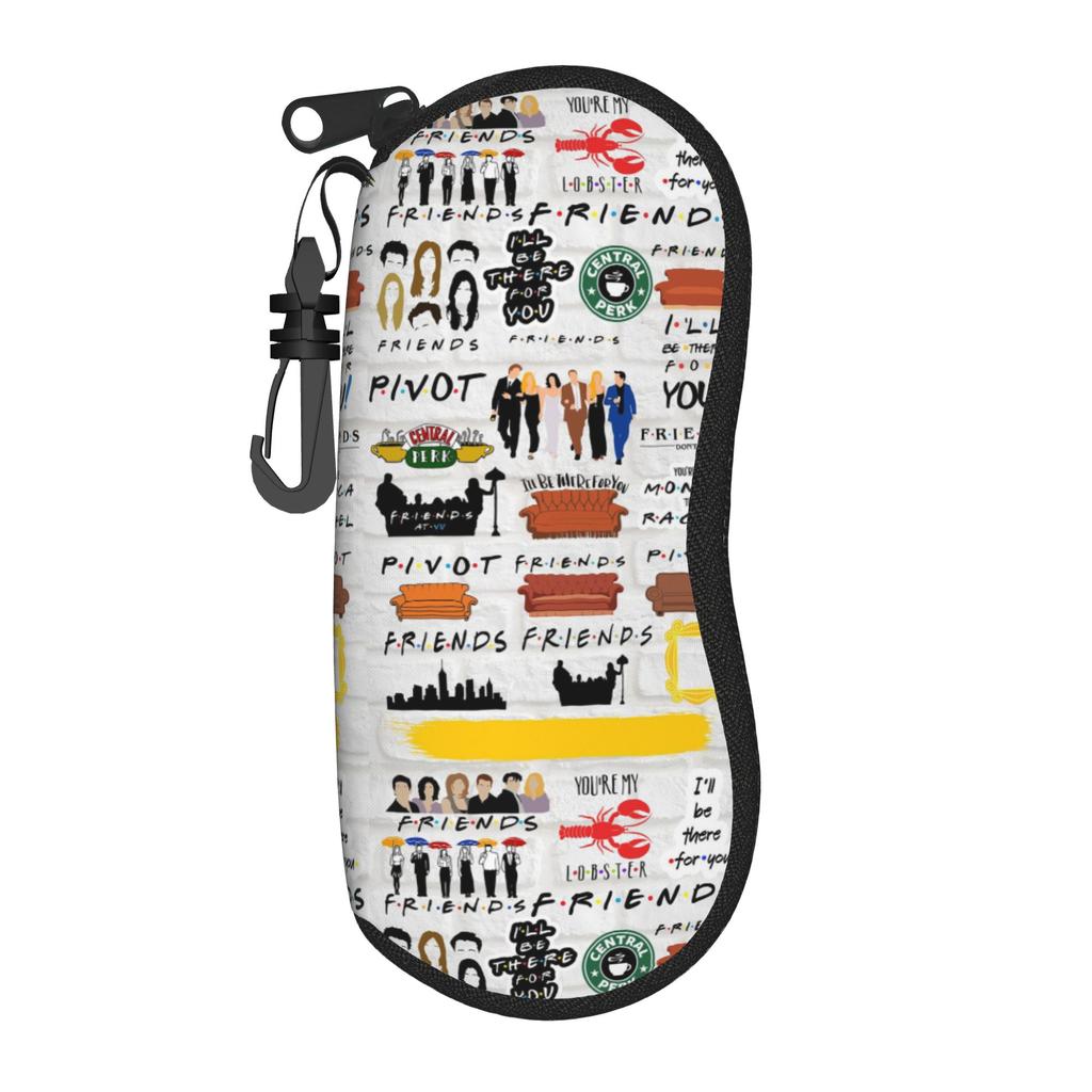 Friends Central Perk TV Glasses Case Men Women Fashion Box Cartoon Eyewear Storage Box Ins Eyewear Container