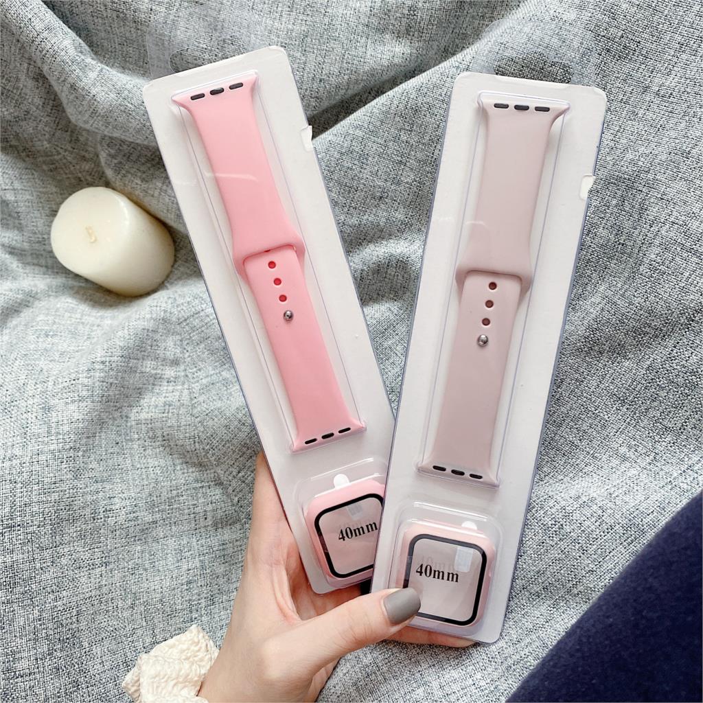 Ремешок для apple watch с защитным стеклом