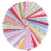 100PCs Square Patch Work Cotton Printed Different Patterns Clothing Accessories for DIY Sewing