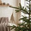 Handmade Christmas Pearl Pick Branch Realistic Xmas Tree Hanging Ornament  Holiday Wreath