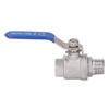1 2in Male Female Thread NPT Ball Valve Stainless Steel 24mm Outer Diameter Water Shut Off Ball Valve 1000WOG