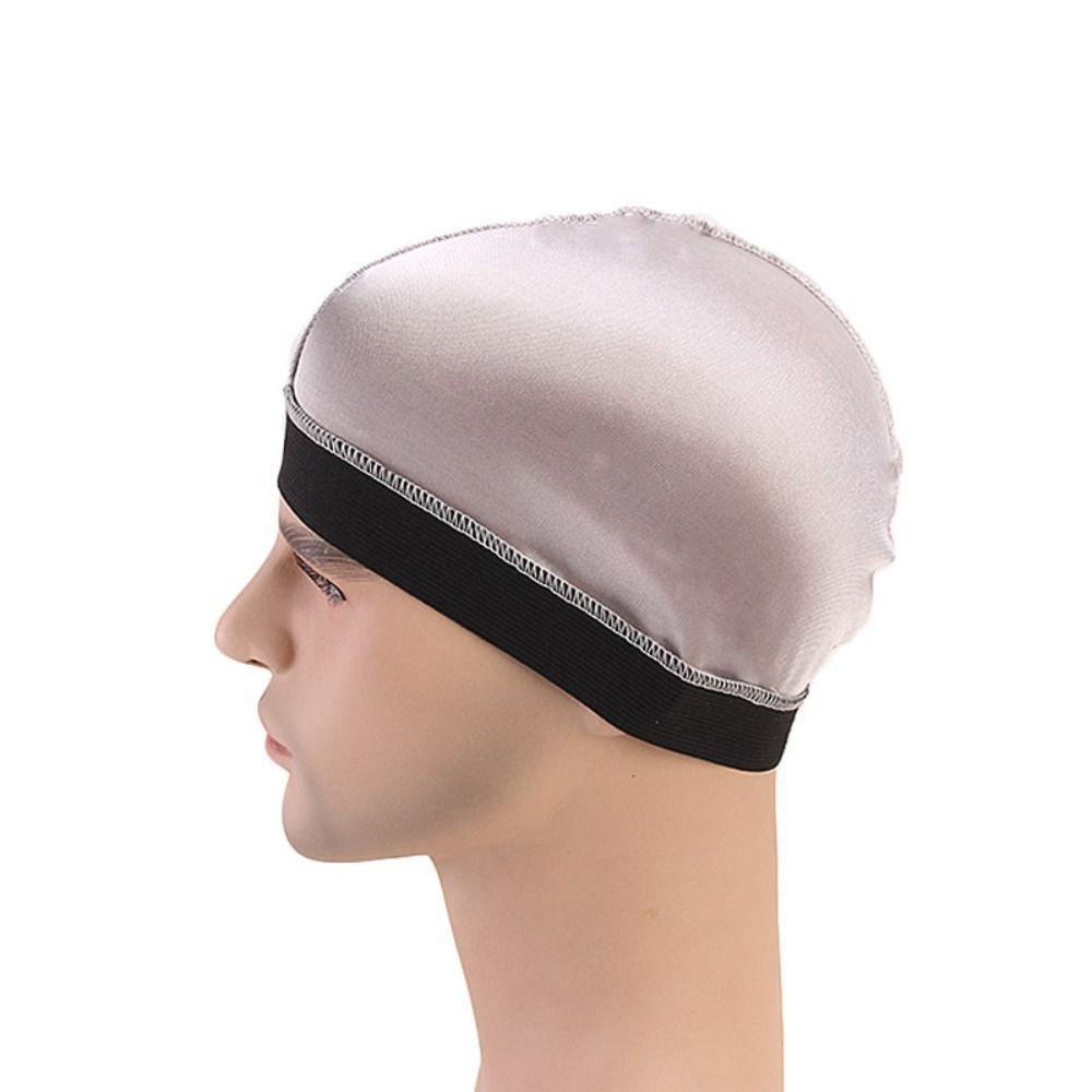Сплошные цветные мужские шляпы Durag, дышащая многоцветная кепка Durag, капот, волнистые кепки, мужские