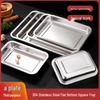 Ruhan 304 Stainless Steel Deep Rectangular Tray