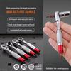 Трещотка 1/4 Двойная Головка Быстродействующая Трещоточная Гаечный Ключ Двухсторонний Мини-Набор Торцевых Ключей Инструмент для Велосипедной Мастерской Ручные Инструменты