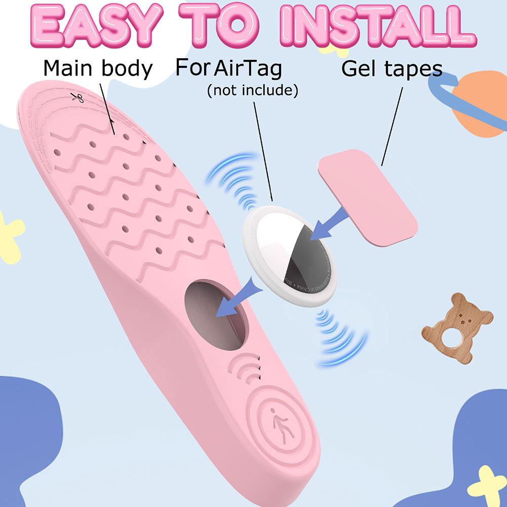 Insoles For Airtag Hidden Holder, GPS Device Adults Case Positioning Insole Cartoon Los Z4M3