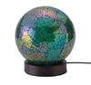 Ishiguro Mosaic LED Lamp, Ball Shape, Aurora Forest Green (Stepless Dimming), Includes AC Power Adapter, 21483
