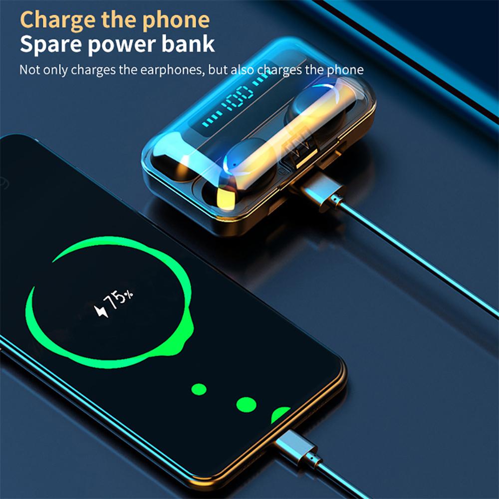 Спортивные беспроводные наушники Bluetooth HiFi стереогарнитуры для музыки Bluetooth наушники шумоподавление водонепроницаемые вкладыши