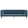 Vidaxl Sofa Rozsuwana Z Szufladami, Niebieska, 100X200 Cm, Aksamit