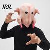Unrestricted Vision Turkey Costume Mask Halloween Mask, Realistic Shape, Breathable Latex Full Eye-catching Thanksgiving Party Head Cover, for