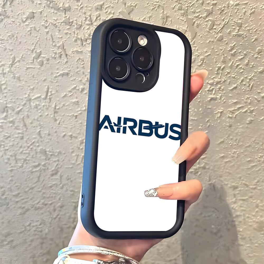 Чехол для телефона с логотипом Airbus для IPhone 17 Pro Max 16 15 14 Pro Max IPhone 13 Pro Max 11 Plus Силиконовый чехол