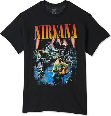 Мужская футболка с фото с живого концерта Nirvana