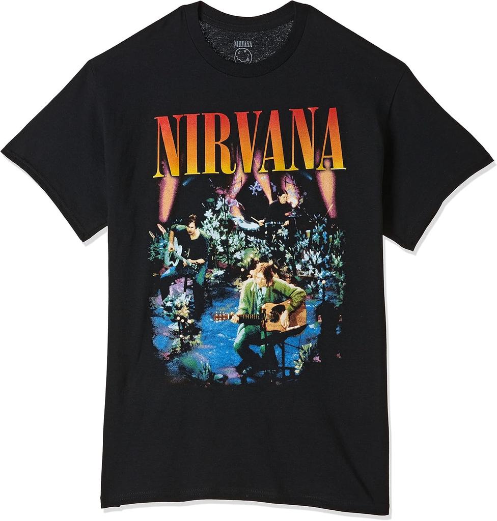 Мужская футболка с фото с живого концерта Nirvana