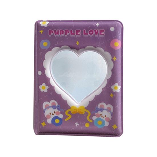 Держатель для фотокарт шикарный водонепроницаемый портативный переплет для фотокарт с полым сердцем держатель для фотокарточек для фотокарт для коллекции