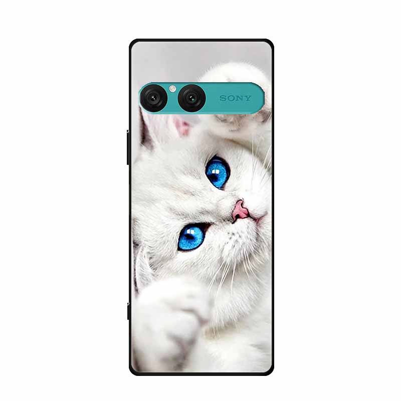 Для Sony Xperia 10 VII Чехол Мягкий Силиконовый ТПУ Задняя Крышка Защитный Чехол для Xperia10 VII 5G XQ-FE54 XQZ-CBFE Черные Чехлы для Телефона
