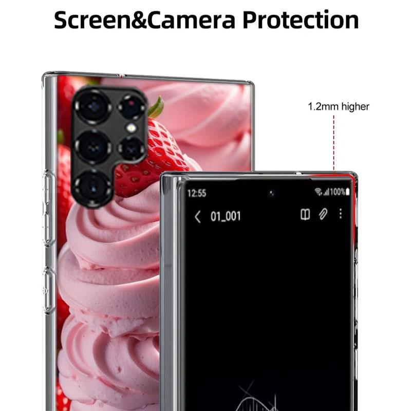 Colorful Ice Cream and Popsicles Cases Phone Case for Samsung Galaxy S26 Ultra S25 Edge S24 S23 FE S21 Plus S20 S22 S10 Cover TP