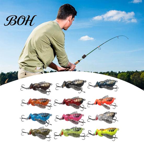 Bionic Wasp Bait 5G/4.8CM Topwater Lure, Floating Hard Hornet Lure with Acoustic Noise Steel Ball, Artificial Insect for Freshwater Saltwater Fishing
