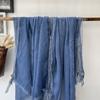 95*195 см легкий летний шарф легкая шаль накидка льняные шарфы для женщин солнцезащитный платок