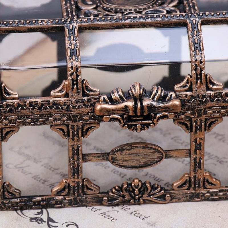 Творческий пиратский прозрачный ящик для драгоценностей пластиковая коробка пиратская сцена декоративный реквизит прозрачный ящик для хранения