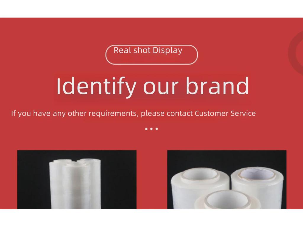 45cm Transparent PE Stretch Wrap Film - Waterproof Industrial Packaging