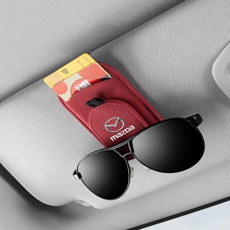 2025 Горячий Автомобильный Козырек Многофункциональная Сумка для Хранения Зажим для Очков для Mazda 3 6 RX8 RX7 Axela Atenza MX5 CX9 CX3 CX5 CX7 323 626