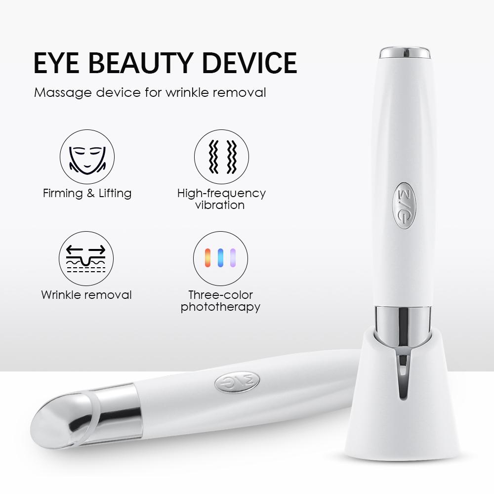 IPL Eye Beauty Device Eye Massager for Dry Eyes Reduce Dark Circles and Puffiness Hot Compress Eye Lift Wand Vibration Red Light